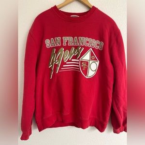 49ers throwback crewneck